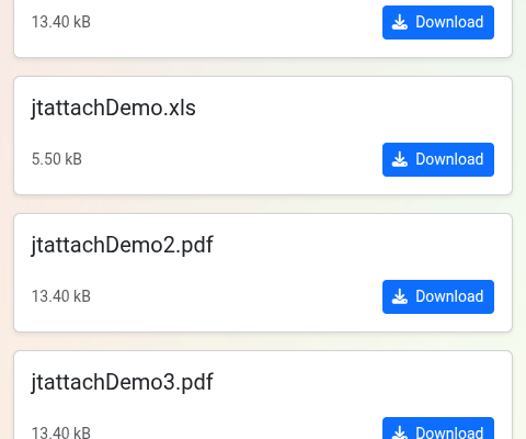 JtAttach demo card